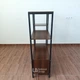 Стелаж підлоговий 120×90×34 см із шафкою, етажерка з металевим каркасом та з полицями ЛДСП для дому, офісу, вітальні та кабінету, для зберігання книг, декору та документів Темний Горіх, YM-080-Walnut - зображення 5