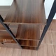 Стелаж підлоговий 120×90×34 см із шафкою, етажерка з металевим каркасом та з полицями ЛДСП для дому, офісу, вітальні та кабінету, для зберігання книг, декору та документів Темний Горіх, YM-080-Walnut - зображення 13