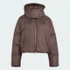 Жіночий пуховик ESS DOWN HOODED adidas KR9566 (XL) коричневий (4069996560901) - зображення 6