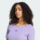 Женское платье ADIDAS KIT SMALL LOGO RIB adidas KT0277 (S) фиолетовый (4068804755546) - изображение 4
