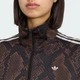 Женская олимпийка SATIN SNAKE PRINT FIREBIRD adidas KX1884 (XS) коричневый (4069995932860) - изображение 4