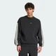Мужской свитшот ADIDAS KIT 3-STRIPES adidas KW2370 (M) черный (4069991483762) - изображение 1