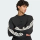 Мужской свитшот ADIDAS KIT 3-STRIPES adidas KW2370 (M) черный (4069991483762) - изображение 4