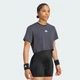 Жіноча футболка TENNIS CLIMACOOL LACE CROP PRO adidas KW4420 (S) чорний (4069996436305) - зображення 1