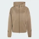 Жіноча толстовка ADIDAS Z.N.E. FULL ZIP adidas KF6330 (S) бежевий (4068804301651) - зображення 6