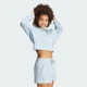 Женское худи ALL SZN French Terry 3-Stripes adidas IY6847 (L) синий (4067894433945) - изображение 3