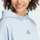 Женское худи ALL SZN French Terry 3-Stripes adidas IY6847 (L) синий (4067894433945) - изображение 4