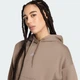 Женское худи Essentials Small Logo Feel Cozy adidas KF8400 (L) бежевый (4069997506182) - изображение 4