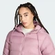 Жіноча куртка Essentials CLIMAWARM 3-Stripes Synthetic Down Hooded adidas KF2706 (XS) фіолетовий (4068804653637) - зображення 4