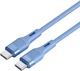 Кабель Make Type-C to Type-C 60W 1 м Silicone Blue (MCB-CS2BL) - изображение 4