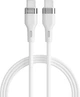 Кабель Make Type-C to Type-C 60W 1 м Silicone White (MCB-CS2WH) - изображение 2