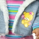 Одежда для куклы Беби Борн / Baby Born 40 -43 см набор одежды брючки курточка шапочка носочки 8376 - изображение 3