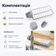 Кухонный органайзер с креплением на кран для хранения губки из нержавеющей стали Серебристый (KG-10234) - изображение 4