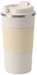 Термочашка Xiaomi Quange Fashion Coffee Cup KF102 430 мл Cream/Red (SJ090401) - изображение 1