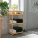 Візок на колесах, бамбук, 42x33x76 см IKEA RÅGRUND 205.494.18 - изображение 2