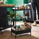 Візок чорний, 50,5x30x83 см IKEA NISSAFORS 203.997.77 - изображение 2