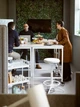 Візок на колесах білий, 50,5x30x83 см IKEA NISSAFORS 404.657.33 - изображение 13