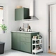 Візок білий, 50,5x19x67 см IKEA NISSAFORS 406.029.85 - изображение 2
