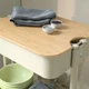 Візок з кришкою, бежевий, 35x45x77 см IKEA RÅSKOG / NORRÅVA 796.220.96 - изображение 2