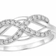 Кольцо серебряное фантазия с фианитами Silver Style 17 р. (10801.12 sku:2300102311645) - изображение 2