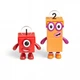 Игровые фигурки Numberblocks 1 и 2 на велосипеде Learning resources HM95354-UK - изображение 3