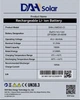 Акумулятор LiFePO4 DAH Solar 51.2V 100Ah (5.12 кВт·год) | CAN/RS485 | BMS - зображення 6