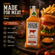 Соус барбекю Kühne Made For Meat Chipotle Burger Style 235 мл для бургерів мяса сендвічів картоплі закусок і маринаду - зображення 4