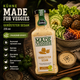 Соус кунжутний Kühne Made For Veggies Gerösteter Sesam 235 мл для овочів салатів боулів фалафелю зі смаженим кунжутом - зображення 6