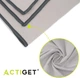 Рушник мікрофібра Actiget Спортивний 80 x 40 см Сірий (ACT0183) - зображення 16