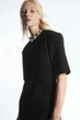 Сукня жіноча COS power-shoulder t-shirt dress 1207725001 XS Чорний - изображение 2