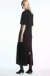Сукня жіноча COS power-shoulder t-shirt dress 1207725001 XS Чорний - изображение 4