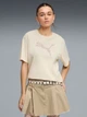 Футболка хлопковая длинная женская Puma Her Relaxed Graphic Tee 69188487 S Alpine Snow (4069161882197) - изображение 1