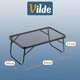 Стіл туристичний Vilde 489387 розкладний 50 x 30 x 21 см Чорний (5900670121515) - зображення 7