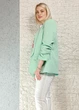 Піджак з костюмної тканини на підкладці без застібки м'ятний Trendy Lady Італія 14-308 - M-L - зелений - зображення 4