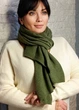 Палантин кашеміровий в'язаний хакі Cashmere 18-18831 - зелений - One size - изображение 1