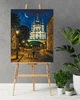 Картина за номерами Міста. Вечірній Київ. 40*50 см Орігамі - зображення 7