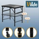 Стіл туристичний Vilde 489389 розкладний 2в1 60 x 40 x 27/56 см Чорний (5900670121539) - зображення 8