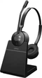 Zestaw słuchawkowy Jabra Engage 55 SE Stereo Link400a UC ze stacją ładującą (5706991031065) - obraz 1