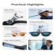 Смарт-окуляри Smart AI Glasses M88 2MP-камера (з фото-та відеозйомкою + додаткові лінзи) - изображение 6