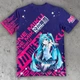 Чоловіча футболка «Hatsune Miku Expressive Vibes» M Чорний (I000144) - зображення 2
