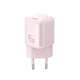 Зарядний пристрій Baseus PicoGo GaN 45 Вт Порт USB-C Швидка зарядка Рожевий (P10176800413-00) - зображення 2