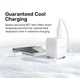Зарядное устройство Baseus Palm Fast Charger 1C 20 Вт с кабелем USB-C - Lightning 1 м Белый (E0116400) - изображение 6