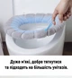 Чехол на унитаз, мягкий, теплый с петлей. Чехол на крышку унитаза, любой размер. Голубой 30х30х1 см. - изображение 6