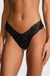 Трусики стринг Victoria's Secret 1(XS) Черный (150954) - изображение 1