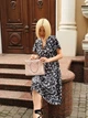 Літня сукня з квітковим принтом Fashion 54/56 чорний - зображення 4