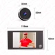 Цифровая дверная глазок-камера с 3.5-дюймовым LCD-экраном и звонком - изображение 7