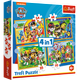 Puzzle Trefl Wakacyjny Psi Patrol 4 w 1 (5900511343953) - obraz 1