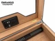 Х'юмідор для 15-20 сигар з цифровим гігрометром Ebony Matte - изображение 5