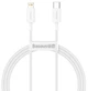 Кабель Baseus Superior Series Fast Charging Data Cable Type-C to iP PD 20W 2m White - зображення 1