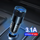 Автомобильная зарядка 15Вт в прикуриватель 12/24В с двумя USB портами (USB-C + USB-A) для зарядки смартфонов - изображение 4